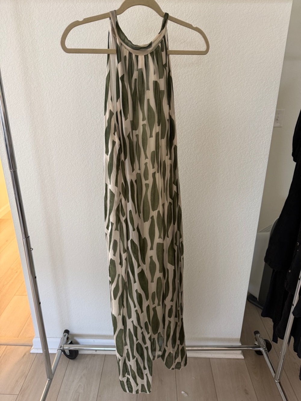 Silk Blend Halter Dress - Made in Italy